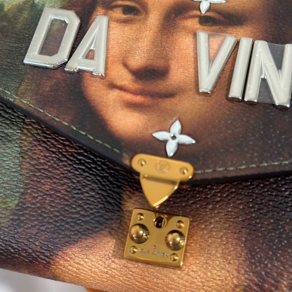 Ultra Rare Louis Vuitton Jeff Koons Mona Lisa wallet on chain nwt - Picture 3 of 17